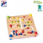 Labirintul Educațional din Lemn Joc de indemanare, de condus bile